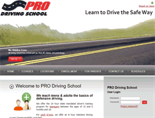 Tablet Screenshot of pro1driver.com